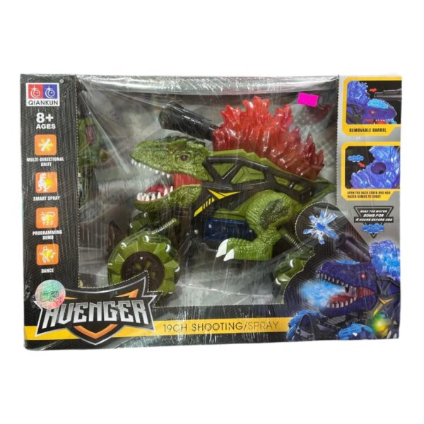DINOSAURIO CONTROL REMOTO CON LANZADOR DE ORBEEZ