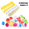 12 HUEVOS MONTESSORI/JUEGO DIDACTICO INFANTIL - Imagen 3