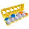12 HUEVOS MONTESSORI/JUEGO DIDACTICO INFANTIL - Imagen 2