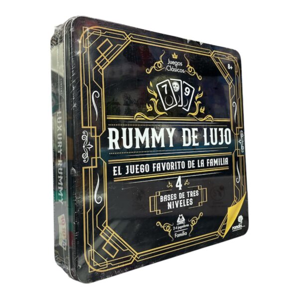 RUMMY ESTUCHE DE LUJO METALICO
