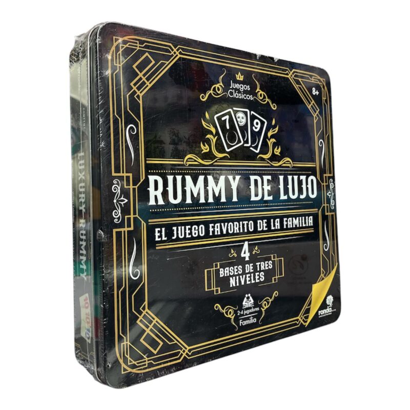 RUMMY ESTUCHE DE LUJO METALICO