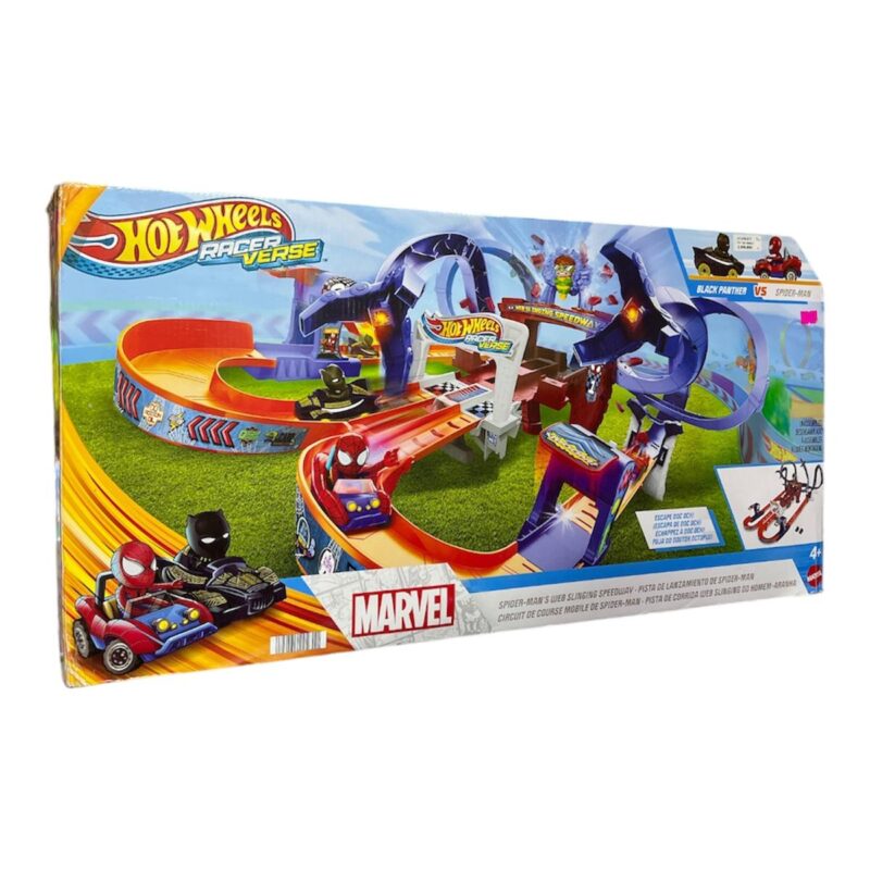 Pista Hot Wheels Racer Verse Marvel