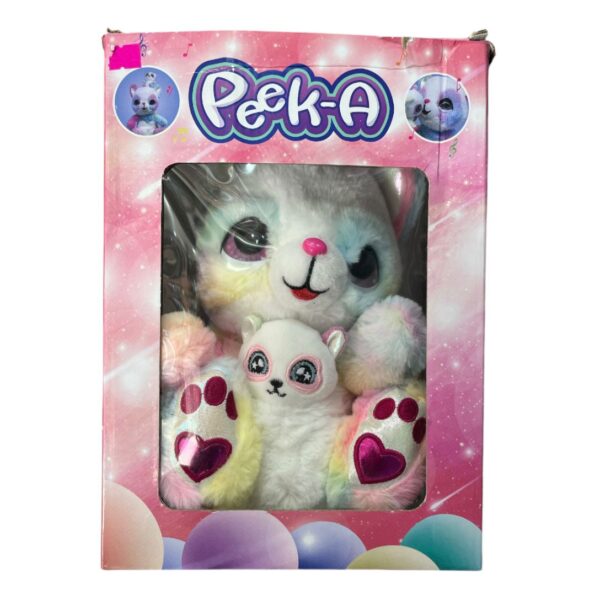 Juguete Osito De Peluche Con Bebe Musical Peek-a