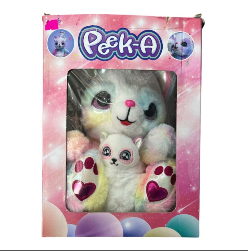 Juguete Osito De Peluche Con Bebe Musical Peek-a
