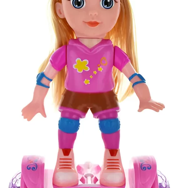 Muñeca Patinadora Musical Con Luces
