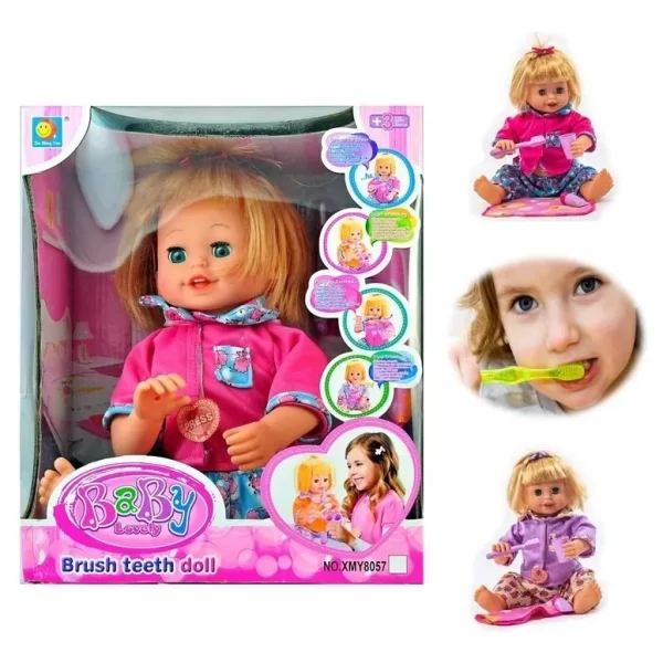 MUÑECA INTERACTIVA CEPILLA LOS DIENTES