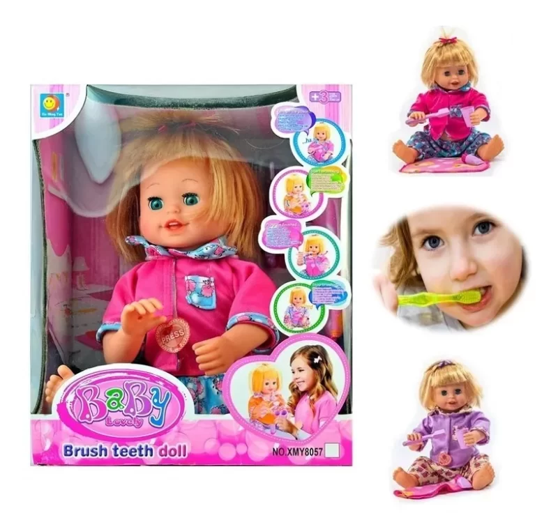 MUÑECA INTERACTIVA CEPILLA LOS DIENTES