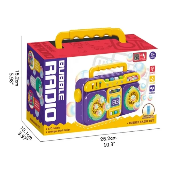 RADIO BURBUJERO CON LUZ Y SONIDO