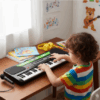 Piano Organeta Eléctrica Micrófono Usb - Imagen 3