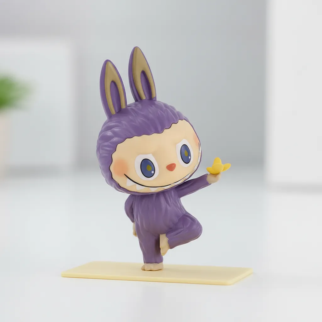 Figuras 8cm Labubu Yoga - Imagen 3