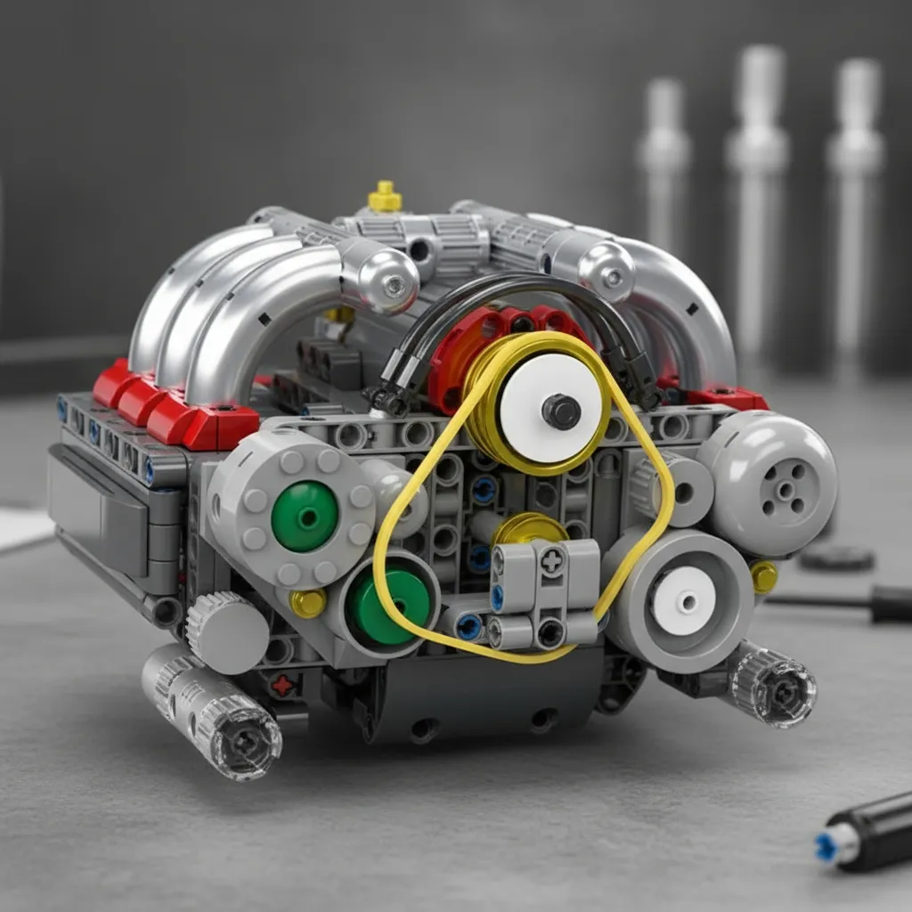 bloques De Construcción 10193 Modelo De Motor Flat-6 609 - Imagen 3