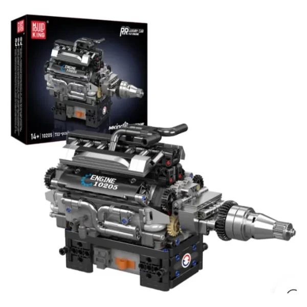 bloques De Construcción De Motor V12 Motorizado 10205