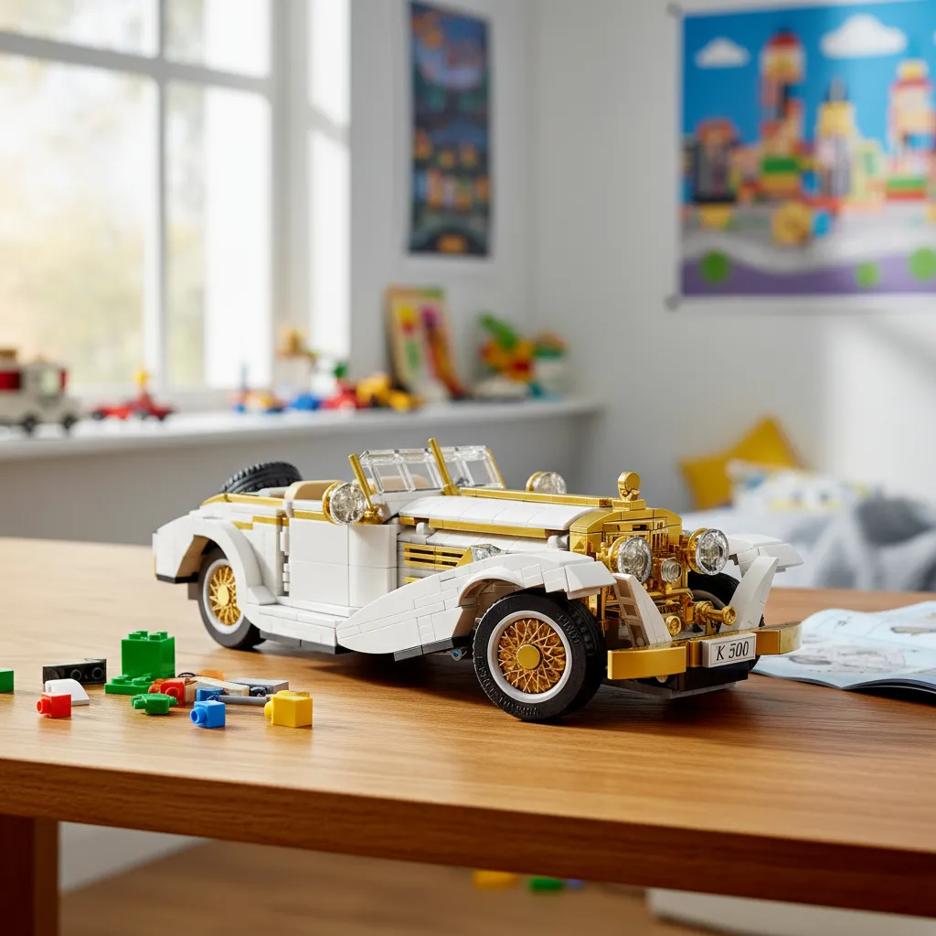 Bloques De Construcción De Carros Clásicos Vintage 10003 - Imagen 6