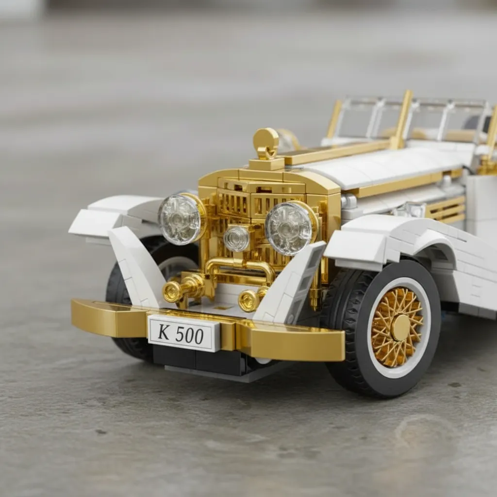 Bloques De Construcción De Carros Clásicos Vintage 10003 - Imagen 4