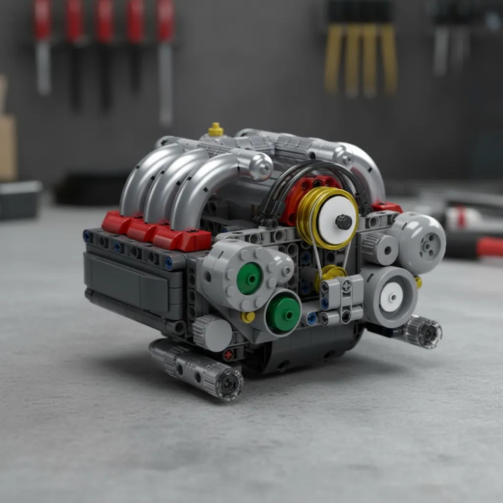 bloques De Construcción 10193 Modelo De Motor Flat-6 609 - Imagen 4