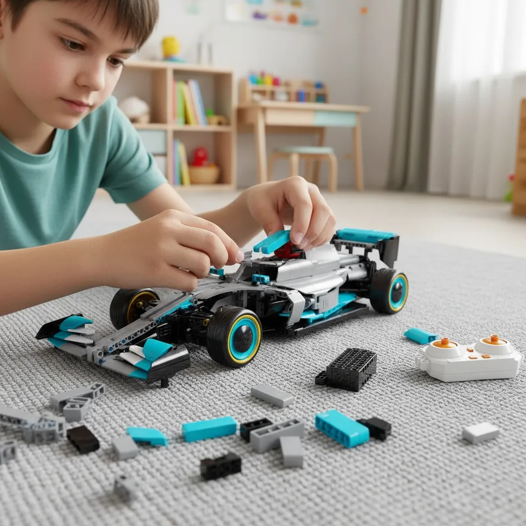 Bloques de armar carro formula 1 13171 - Imagen 5