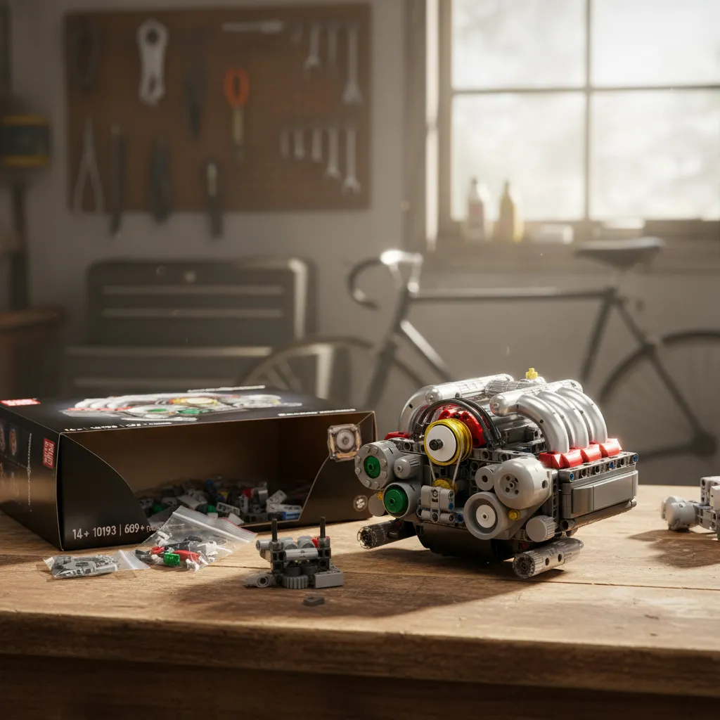 bloques De Construcción 10193 Modelo De Motor Flat-6 609 - Imagen 7