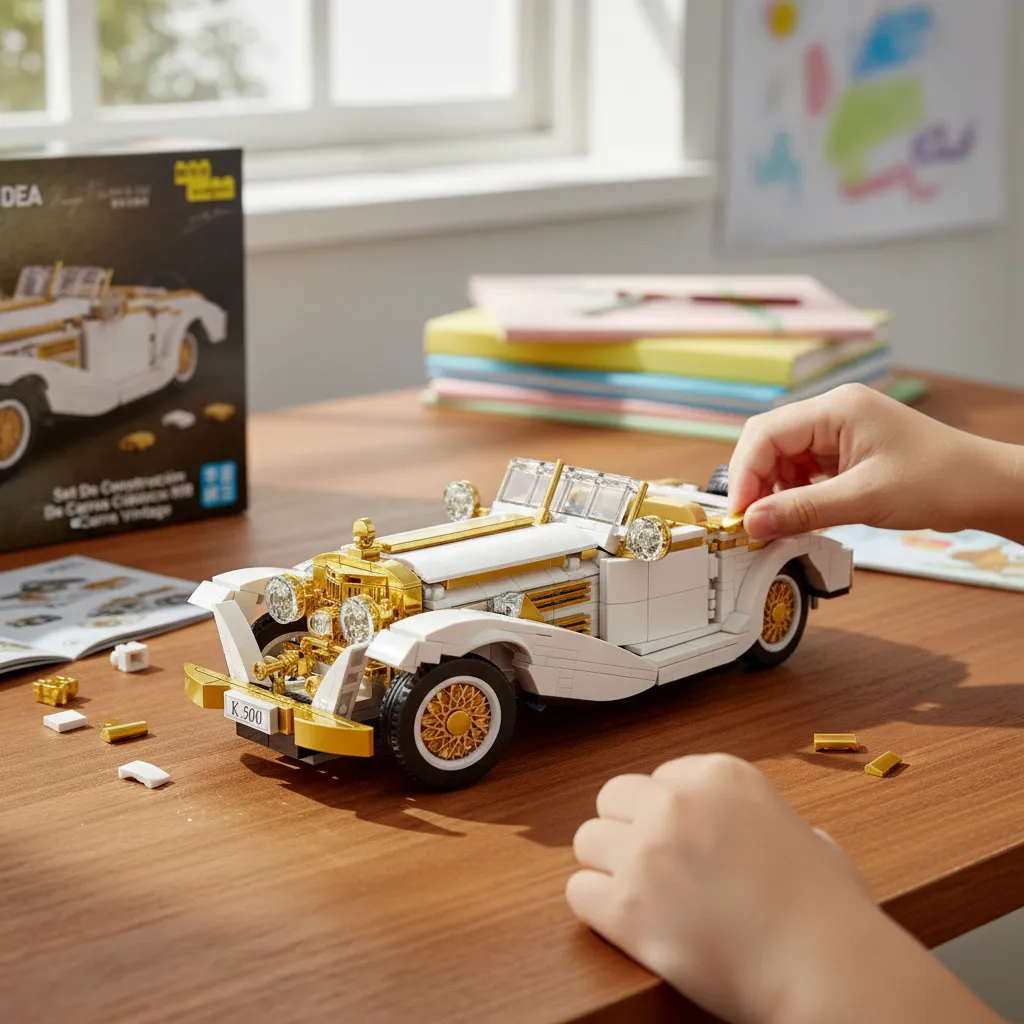 Bloques De Construcción De Carros Clásicos Vintage 10003 - Imagen 3